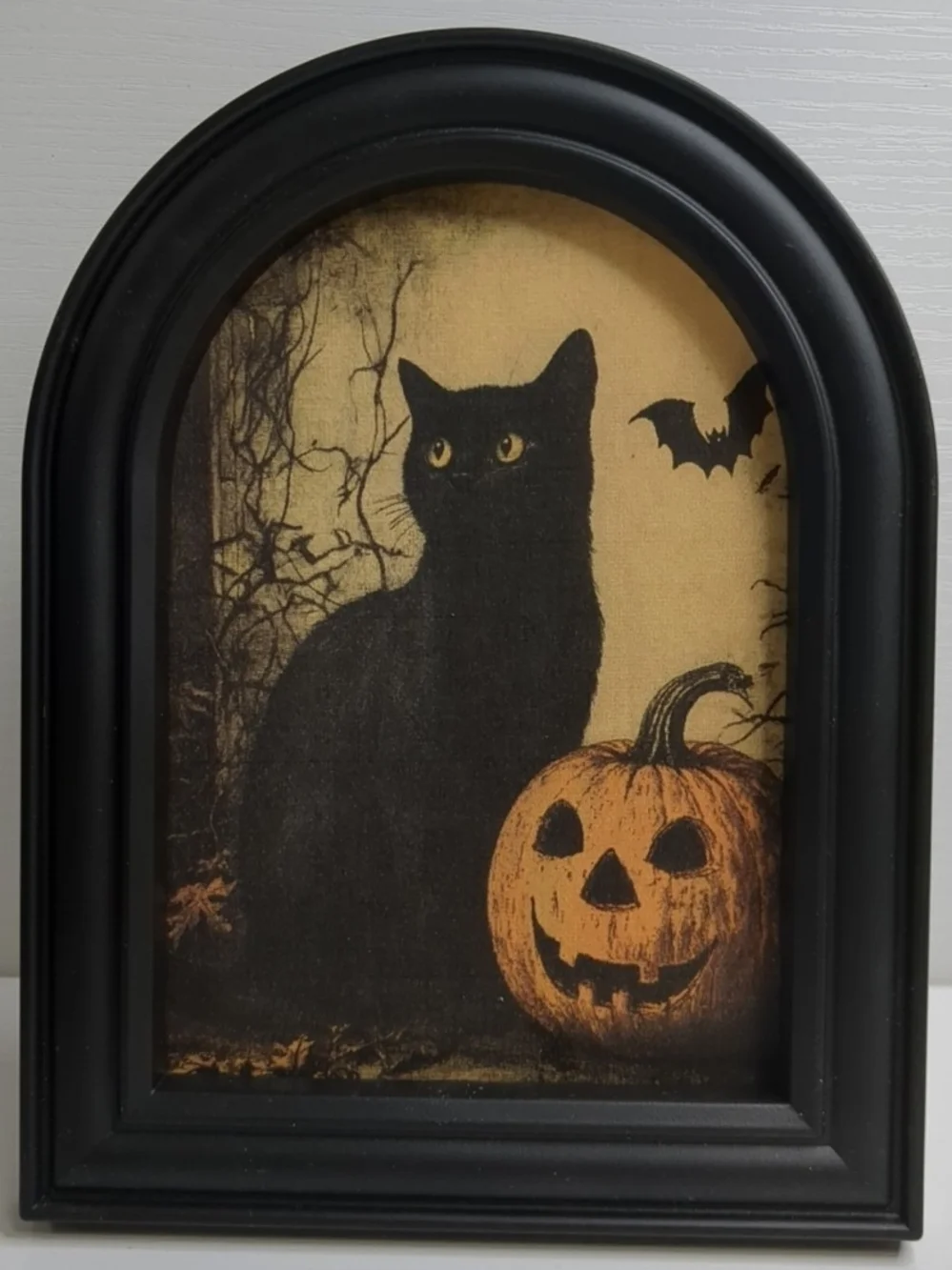 Halloween Print Shelf Sitter Sign Decor 4x6